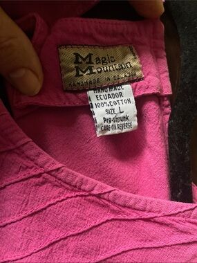 Magic Mountain Pink 100% Cotton maxi dress